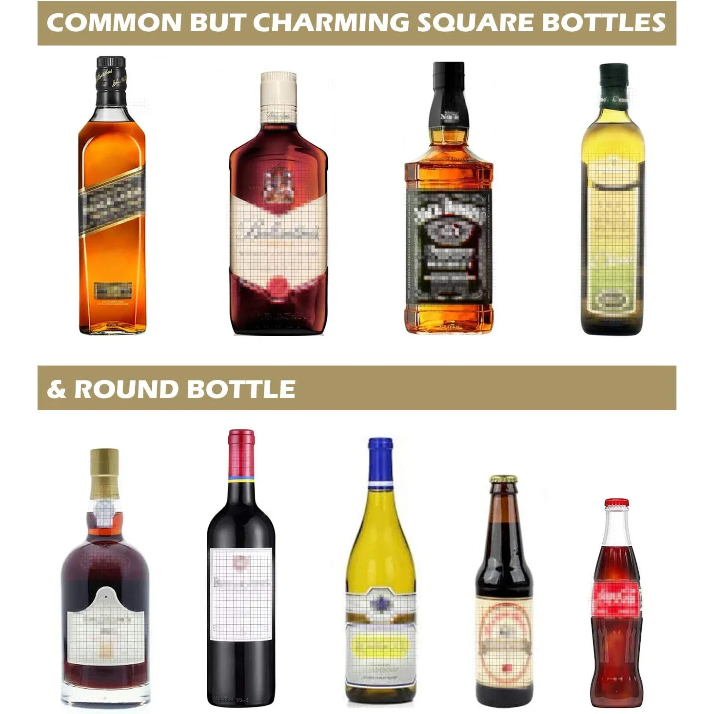 Glass Bottle Cutter, Fixm Square & Round Bottle Cutting Machine, Wine Bottles and Beer Bottles Cutter Tool Accessories Tool Kit 3