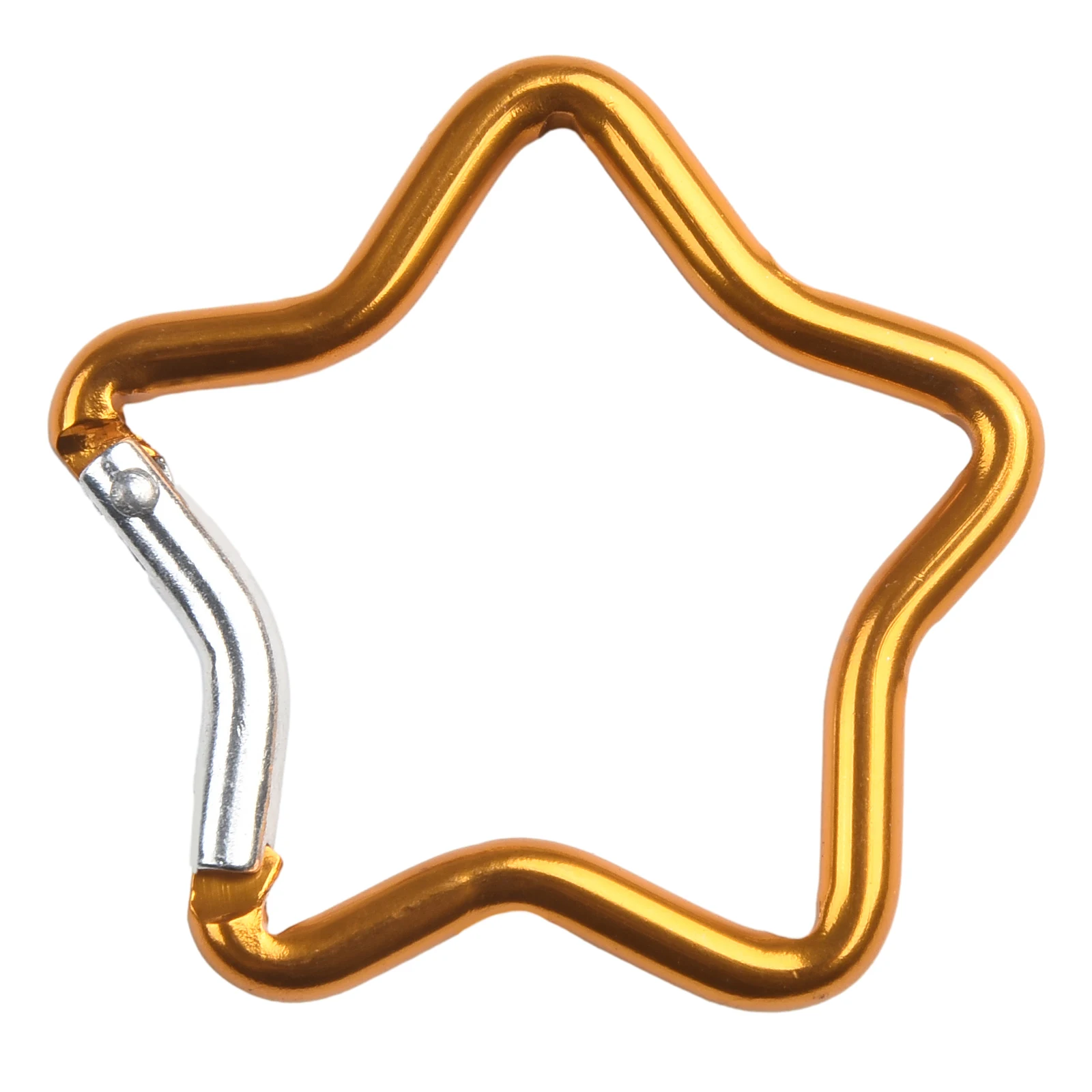 

Brand New Carabiner Multi-purpose Heart Spring Hook Aluminum Alloy Clothing Backpack Colorful Five-pointed Star