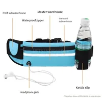 1pc sac de course femmes sac de taille sac de ceinture hommes sport Fanny Pack sac de téléphone portable salle de sport course téléphone portable Jogging course sac de cyclisme 2