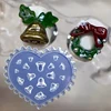 Christmas Bell Style 3D Acrylic Mold for Nail Art 6.8*6cm DIY Decoration Design Silicone Resin Mold Jewelry Making Accessory &*& 1
