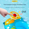 Environment PVC Children Swimming Rings Water Toys Beach Pool Baby Inflatable Swimming Circle with Steering Wheel Water Toys 6