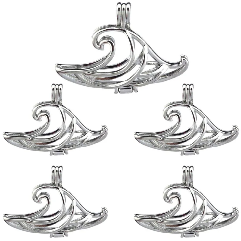 

10Pcs Plain Charm Witch Cap Pearl Cage Locket Aromatherapy Essential Oil Diffuser Pendant Necklace Bracelet DIY Jewelry Making