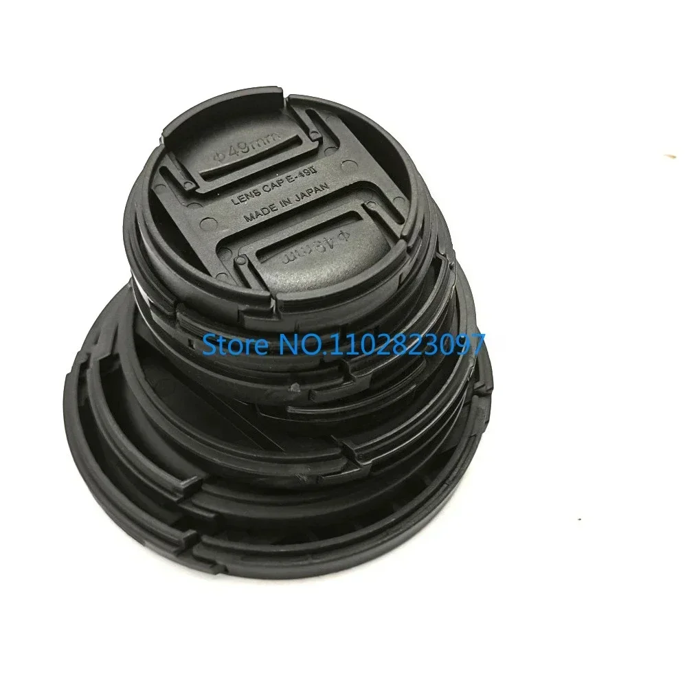 새로운 43-82mm 렌즈 캡 (캐논 43mm 49mm 52mm 55mm 58mm 62mm 67mm 72mm 77mm 82mm 용) 스냅온 전면 렌즈 커버 보호 카메라 부품