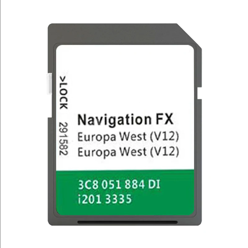 GPS 네비게이션 SD 맵 카드, VW 아마록 (2H) 2010 2019 유럽 SAT NAV용, 8GB FX V12 웨스트