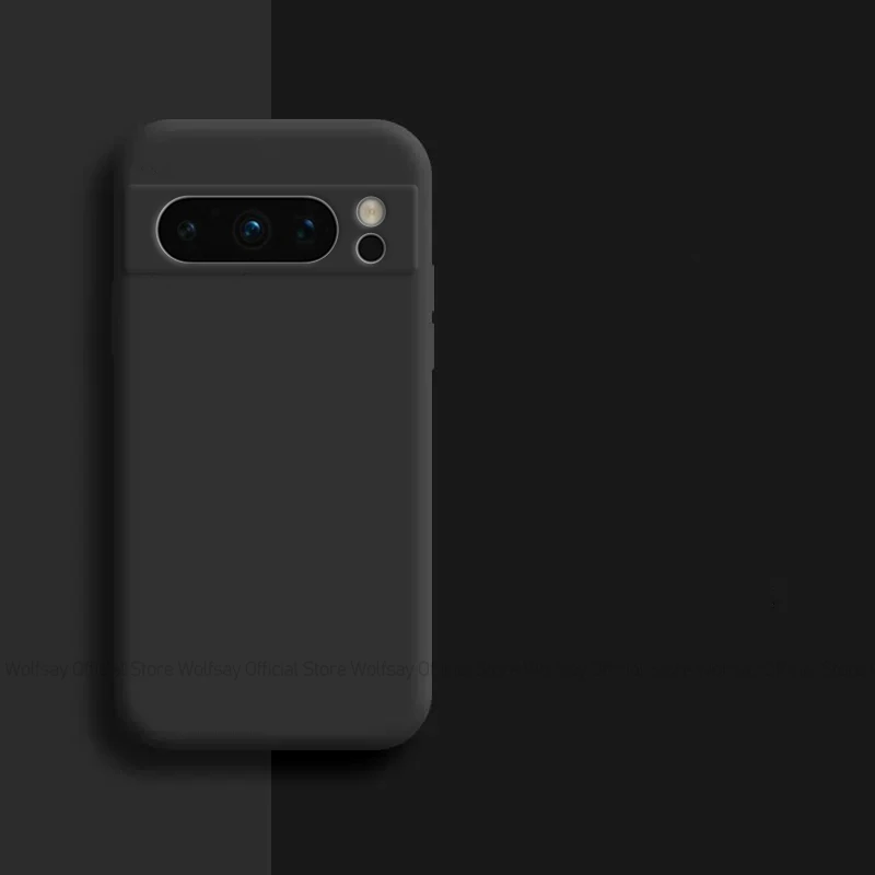 Shockproof Liquid Silicone Phone Back Cover in Matte Finish