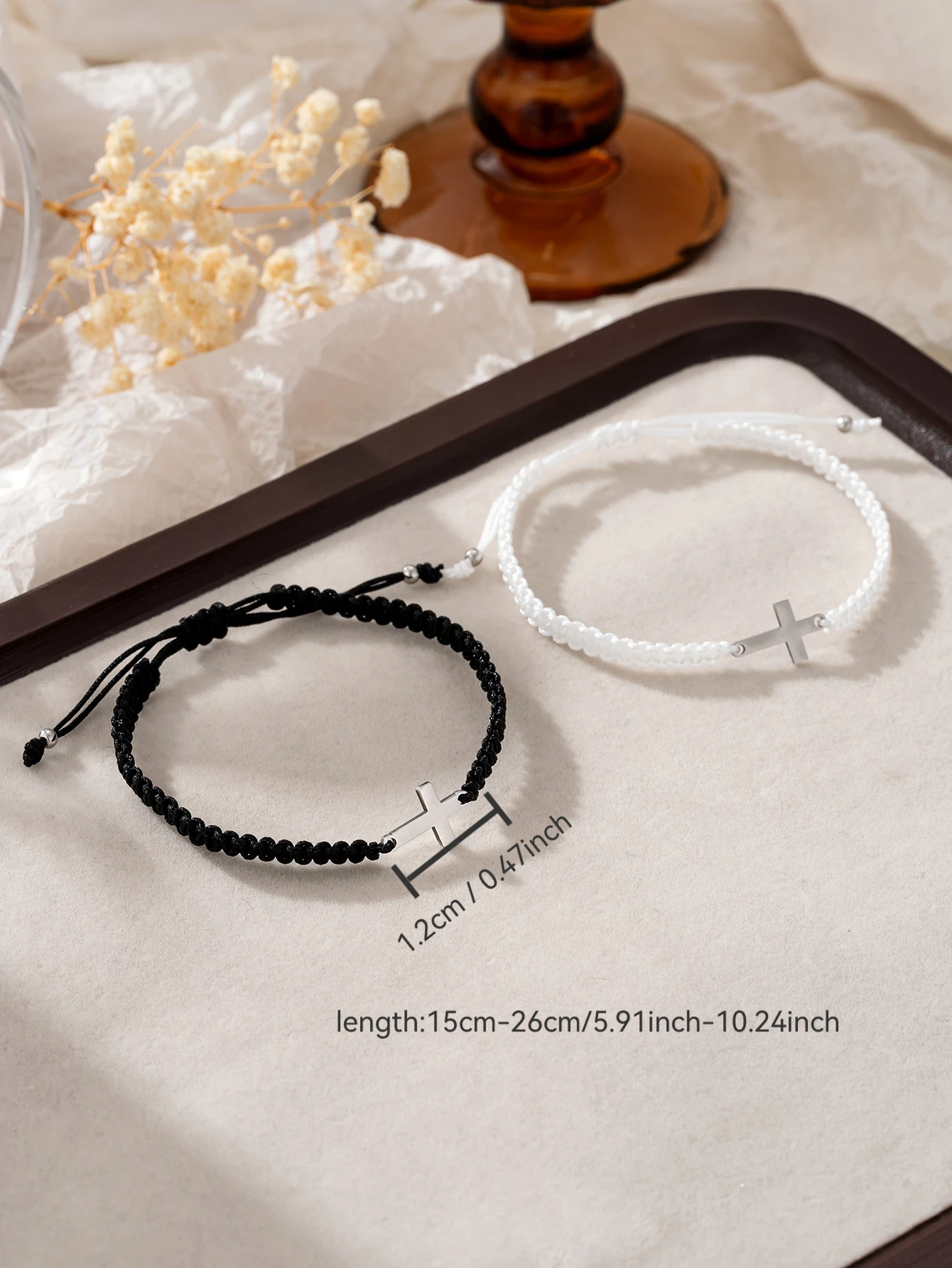 WomenS Fashion Handmade Braided Charm Bracelets