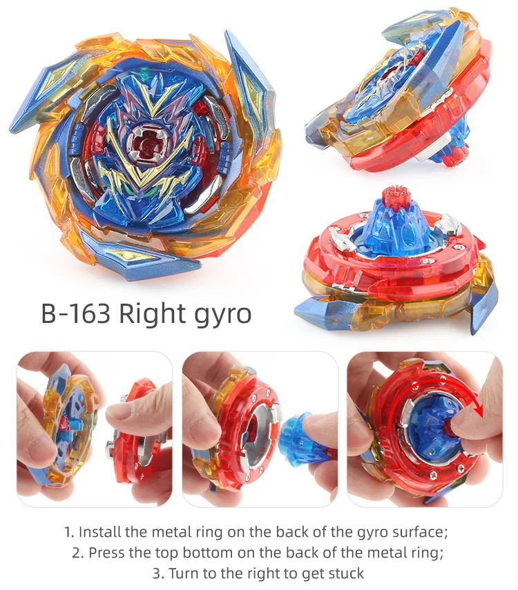 12pcs set Metal Beyblade With Two Way Launcher For Kids | Kids Toys