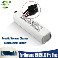 Original 14.4V 12800mAh Robotic Vacuum Cleaner Replacement Battery For Dreame F9 D9 L10 Pro Plus RLS3 RLS5 RLS5L RLS5D Part 1