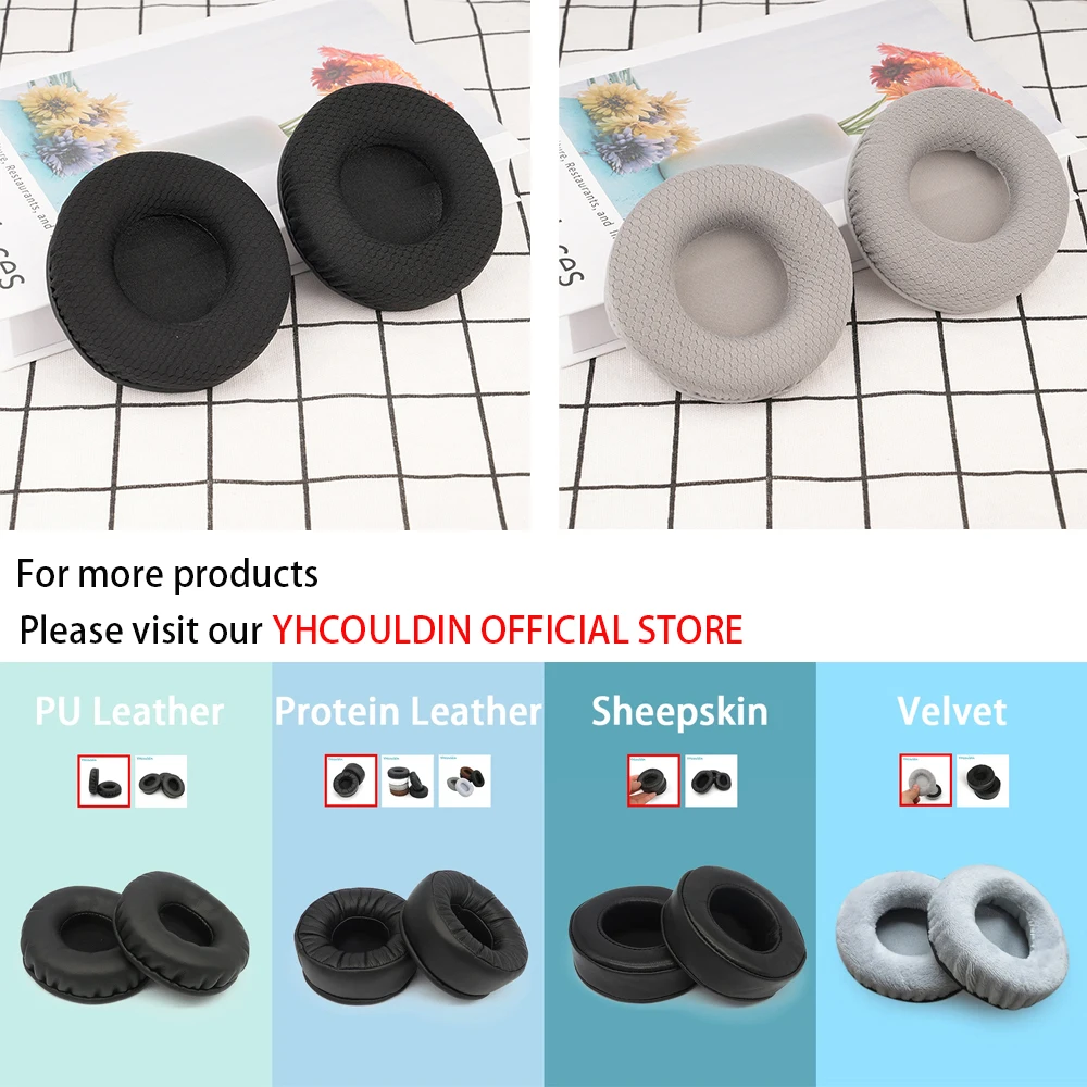 Earpads for Sennheiser PMX60 PMX100 PMX200 Headphones MM100 MM450 Ear Cushions SC75 Headset Pads Foam Cover Replacement