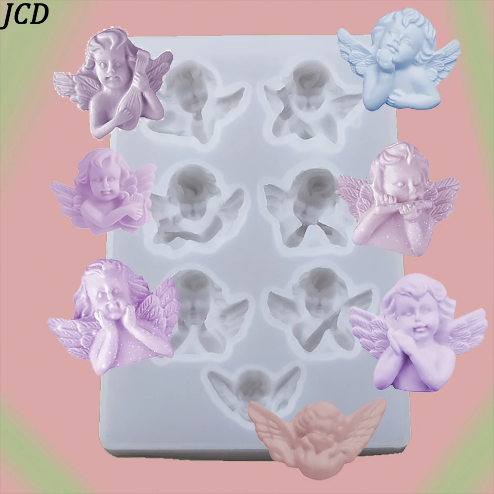 Silicone Mold Angel Shaped DIY Pendant Jewelry Tool 7 Pendant