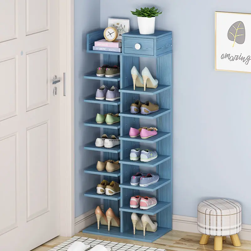 Mini Multi-Layer Simple Shoe Rack Living Room Sneakers Slippers High Heels  Storage Organizer Dormitory Stitched Shoe Cabinet - AliExpress