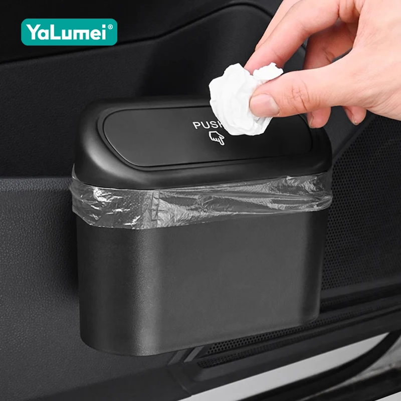 Car Trash Can Universal Hanging Square Pressing
