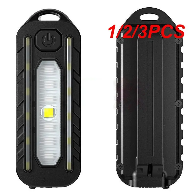 

1/2/3PCS Clip Red Blue Shoulder Police Flashlight USB Rechargeable Flashlights Warning Safety Bike Warning Light Police