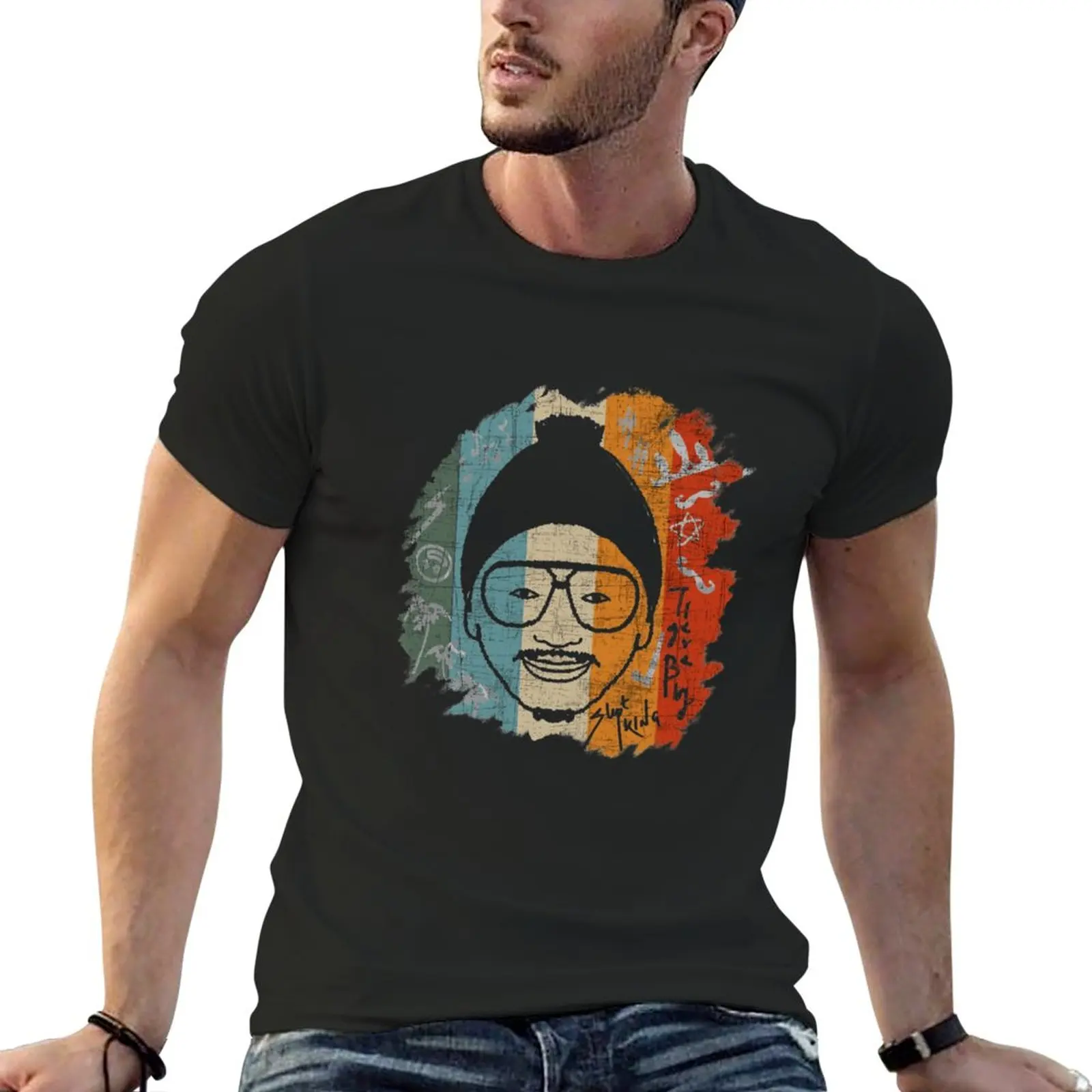

Tigerbelly Retro T-Shirt heavyweight t shirts man clothes black t shirts t shirts men