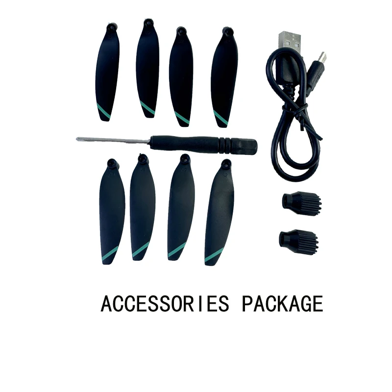 Pièces détachées d'origine pour DJI Mavic Air 2 : bras, carte WiFi et module GPS, disposées à plat.