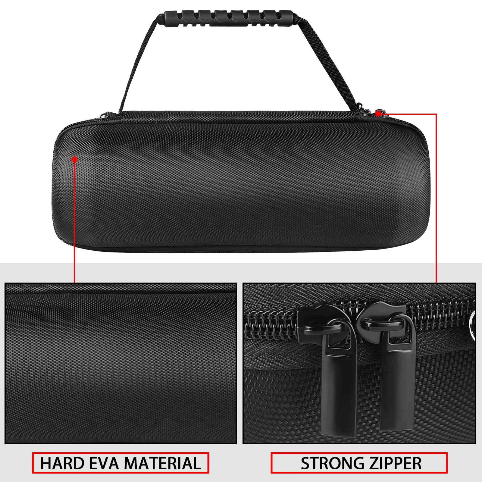 Shield Speaker Case Compatible with JBL Charge 5, Charge 4 Portable Bluetooth Speaker Case