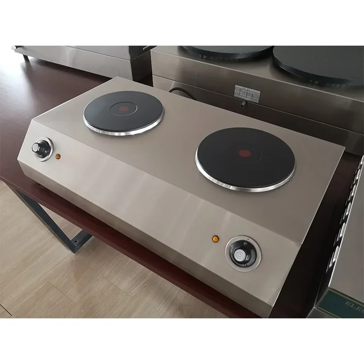 Kitchen Equipment 2 Burner Table Top Electric Stove/portable Electric Double Burner Hot Plate 3