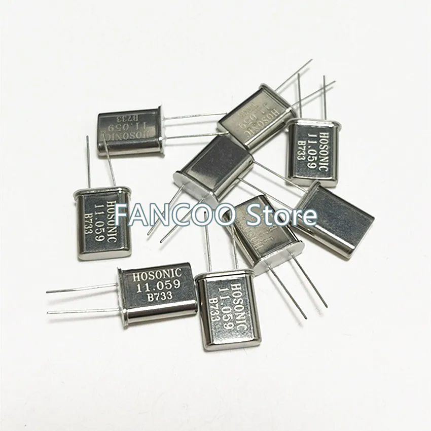 10PCS HC-49U 11.0592M 11.0592MHZ QUARTZ Crystal resonator