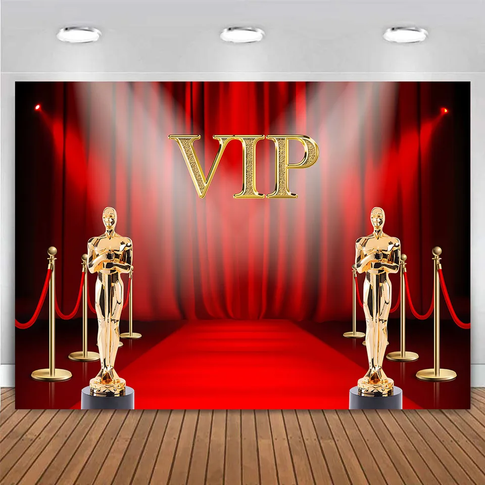 Red Curtain Background Red Carpet Photography Backdrop - 7x5ft Vinyl  Curtain For Movie Nights \u0026 Events Movie Night Backdrop, image size:960x960