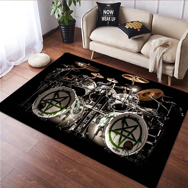 Drum Pattern Carpet: Adding Musical Flair to Your Living Space