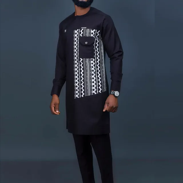 Kabiru African 2 Piece Kaftan Outfit - Image 2