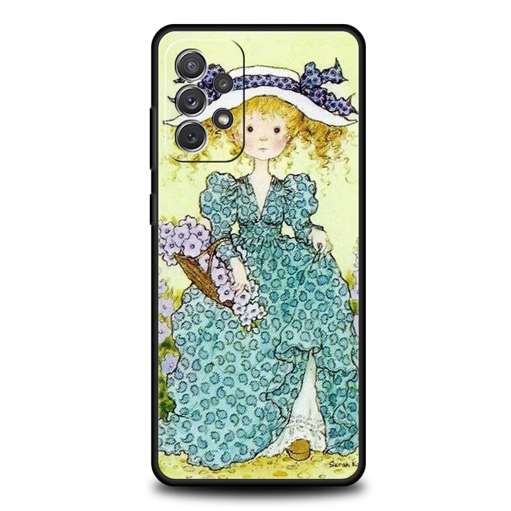 Sarah Kay Girls Cute Soft TPU Phone Case