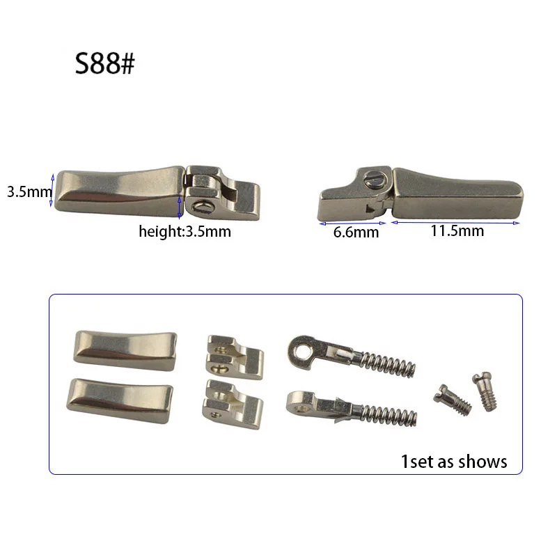 10세트 안경 스프링 힌지 케이스 안경 플렉스 힌지 깨진 스프링 교체 부품