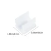 100Pcs Whiteboard Pen Clips Plastic Adhesive Pen Holders Pen Clamps for Storing Pens and Pencils White Color 2