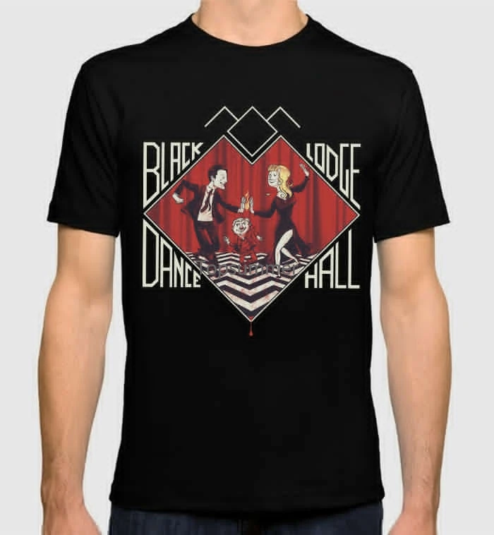 

Twin Peaks Black Lodge Dance T-Shirt David Lynch Dale Cooper Men'S Tee Print T Shirt Summer Style Hot