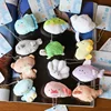 5cm Aquarium Series Plush Backpack Pendant Sharks Walruses Seals Sea Otters Penguins Doll Toys Key Chain Birthday Gifts for Kids 1