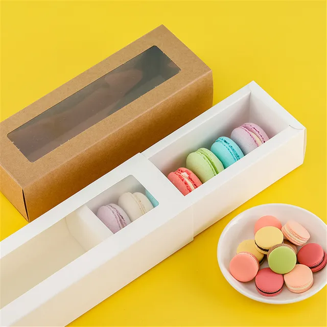 Introducing the 10pcs Transparent Rectangular Pvc Cake Box: A Perfect Packaging Solution for Your Delicious Delights!