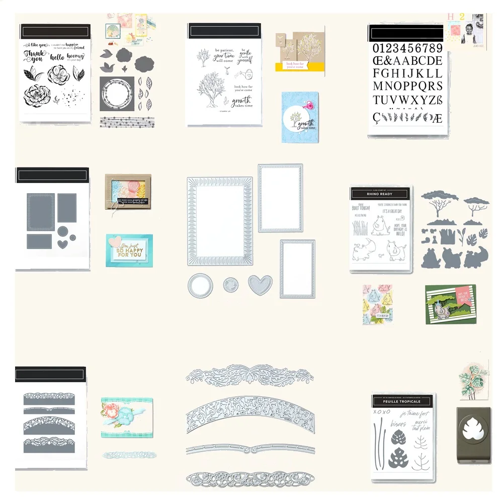 2023 New Arrive Animal Clear Stamps And Metal Cutting Dies For DIY