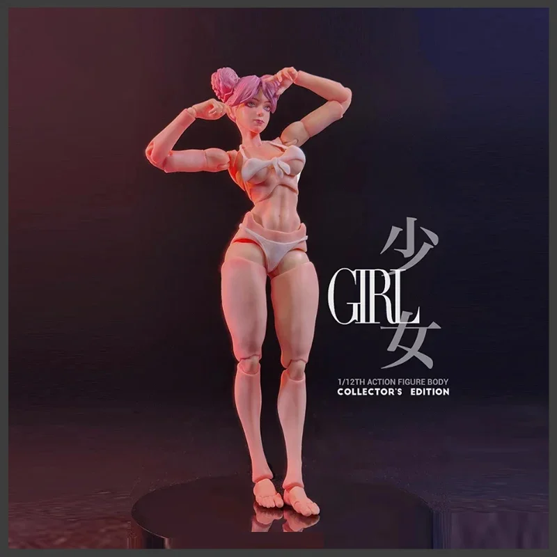 

Romankey X COWL 1/12 Super Flexible Girl Joint Body Artist Limited Coloring Swimsuit Edition 6-inch Female Action Figures Model