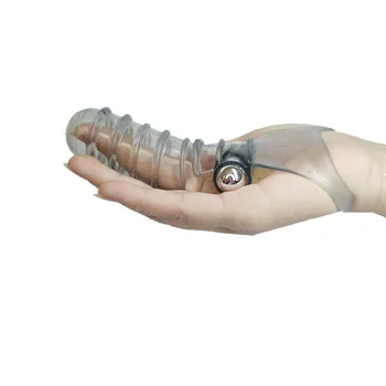Sex Toys Silicone Finger Sleeve Vibrator G Spot Massager Vibrating Dildo Flirting Vagina Adult Women Hot Erotic Couples Sex Shop 2