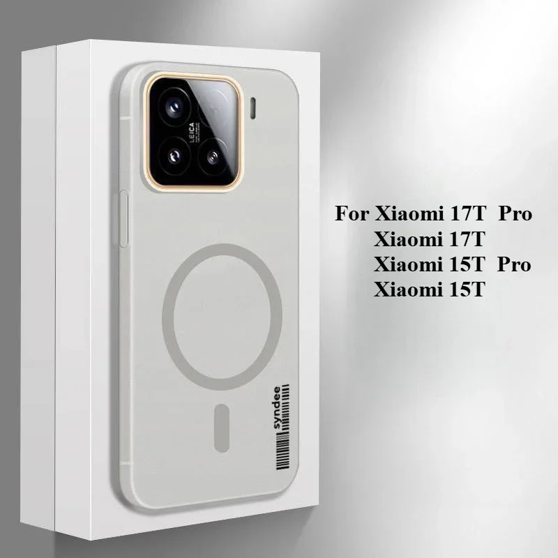 Slim Clear PC Wireless Charge Magnetic Case - Ultra Luxury Shockproof Bumper Cover