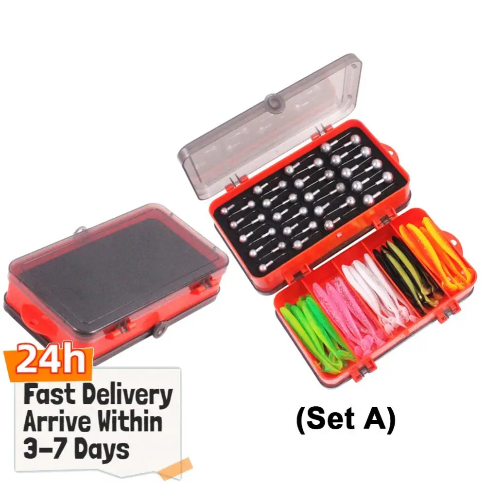 Double Sided Fish Lure Tackle Boxes Large Capacity Plastic Fishing Equipment Case Multifunctional for Fish Hook Lure Fake Bait