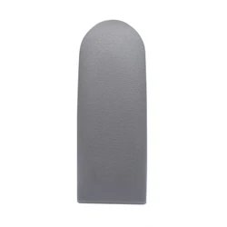 Premium Leather Car Center Console Armrest Cover Latch Lid Protector Cap (GRAY)