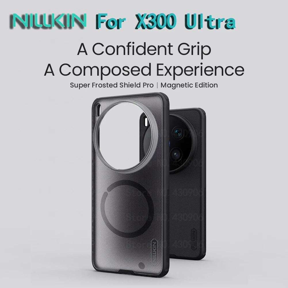 NILLKIN Magnetic Super Frosted Shield Matte Case - Premium Protection Cover