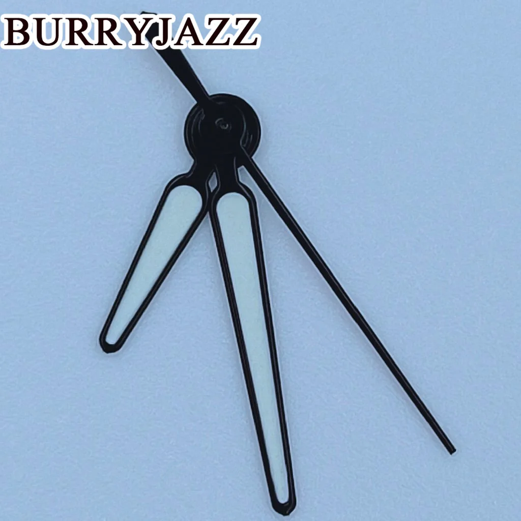 BURRYJAZZ NH35 NH36 NH38 7S26 7S36 4R35 4R36 Uhrzeiger Schwarz Silber Gold Roségold Zeiger Grün Leuchtend – Detail 11
