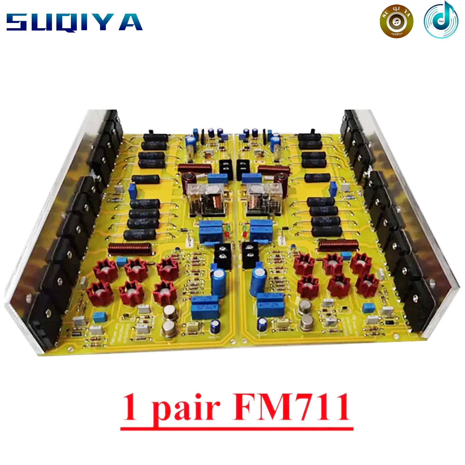 

500w*2 Reference FM711 Power Amplifier High Power 20pcs Transistor TT 2SC5200 Beautiful Sound HIFI Audio Amplifier