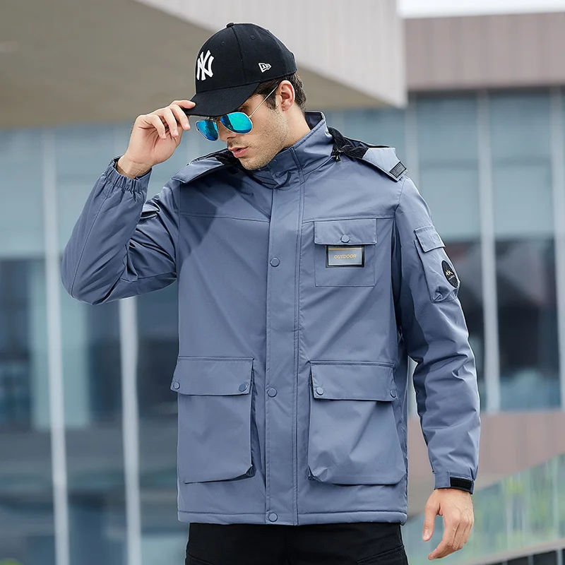 2022 New Style Parkas Autumn And Winter Men Clothing Windproof Man Coat Fashionable Male Warm Men's Casual Large Size Coats