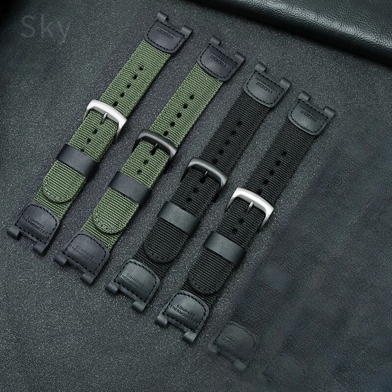 High-Quality Nylon Outdoor Canvas Watch Strap 24x12mm