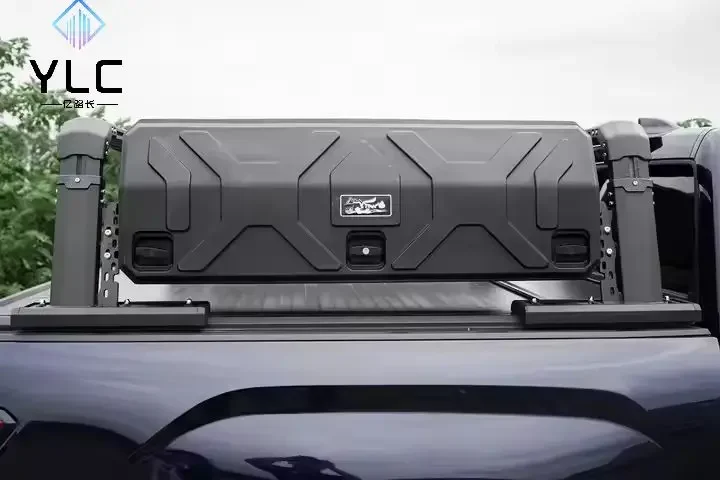 YLC Pickup Truck Roll Bar With Storage Box Loading roll cage + 130L side boxes*2--combined version