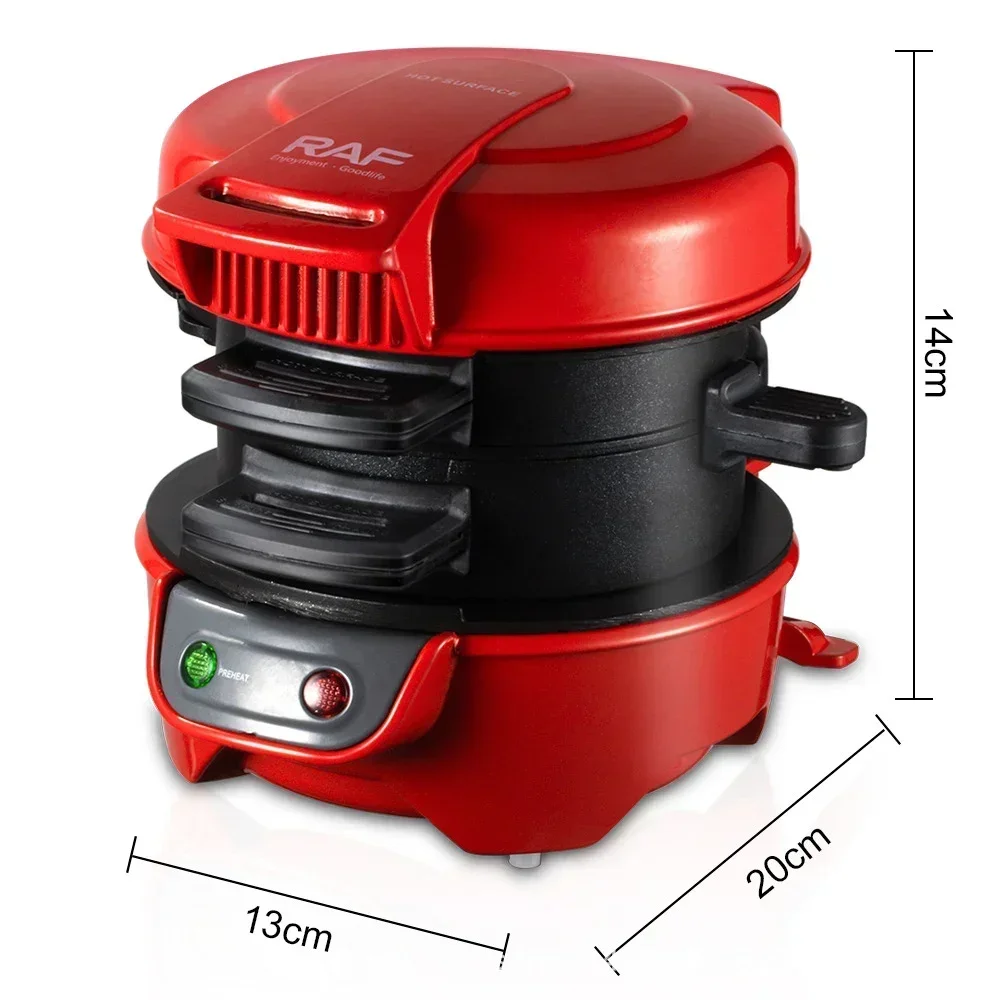 Multifunctional Sandwich Burger Machine Home Electric Nonstick Tray Breakfast Sandwich Toast for Home Kitchen 3