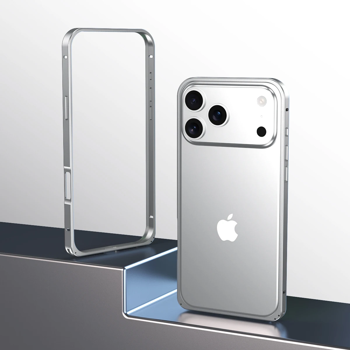 Premium Alloy Armor Shockproof Metal Frame Bumper Case with Hollow Heat Dissipation