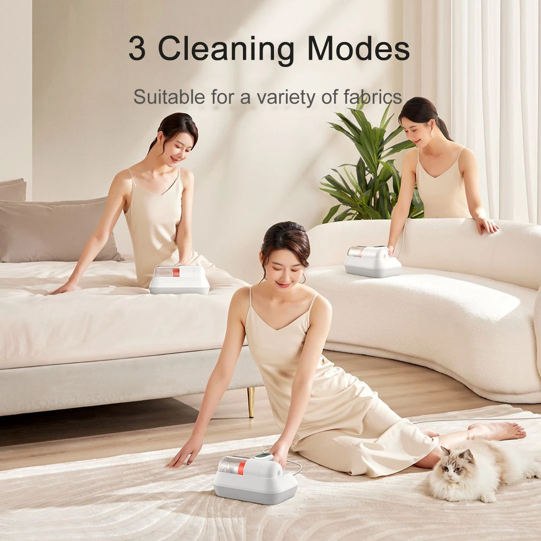 2023 Xiaomi Mijia Mite Remover Pro LED Screen Vacuum Cleaner UV Sterilization Smart Suction Adjustment 12000PA Hurricane Suction