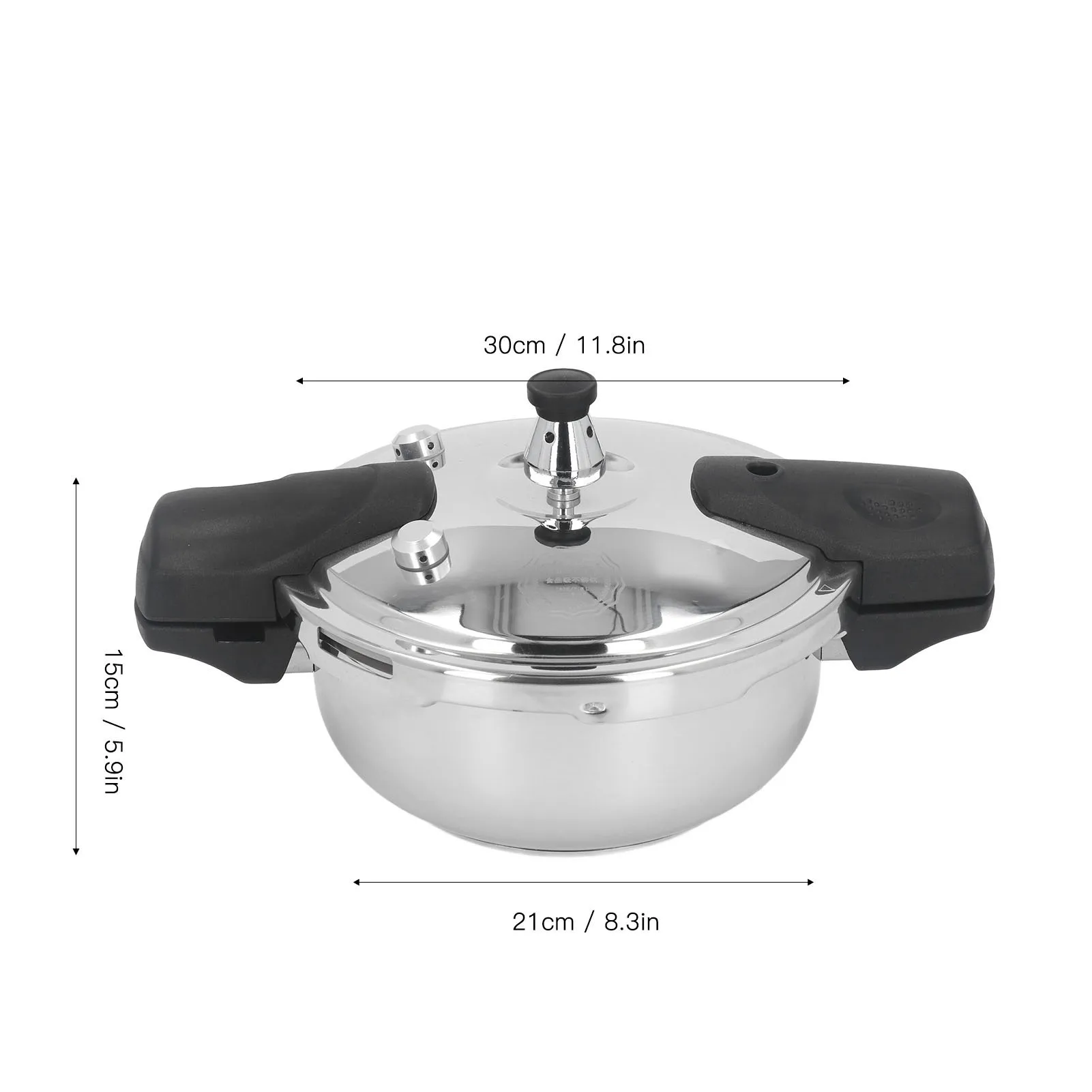 1.8L Pressure Cooker Healthy Versatile Scratch Resistance 1.8L Pressure Cooker High Hardness for Gas Stove for Pressed Oysters 6