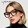 Retro Thick Frame Myopia Glasses for Women Cat Eye Anti Blue Light Reading Eyeglasses Prescription Eyewear Diopter 0 -To -600 1