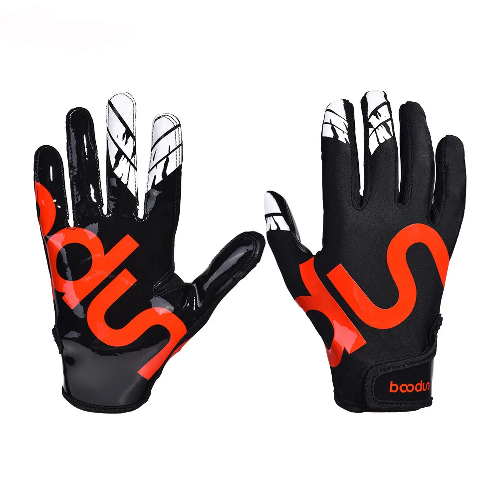New Full Finger Baseball Gloves for Men Women Palm Silicone Anti-slip Sport Gloves Elastic Lycra High Quality Baseball