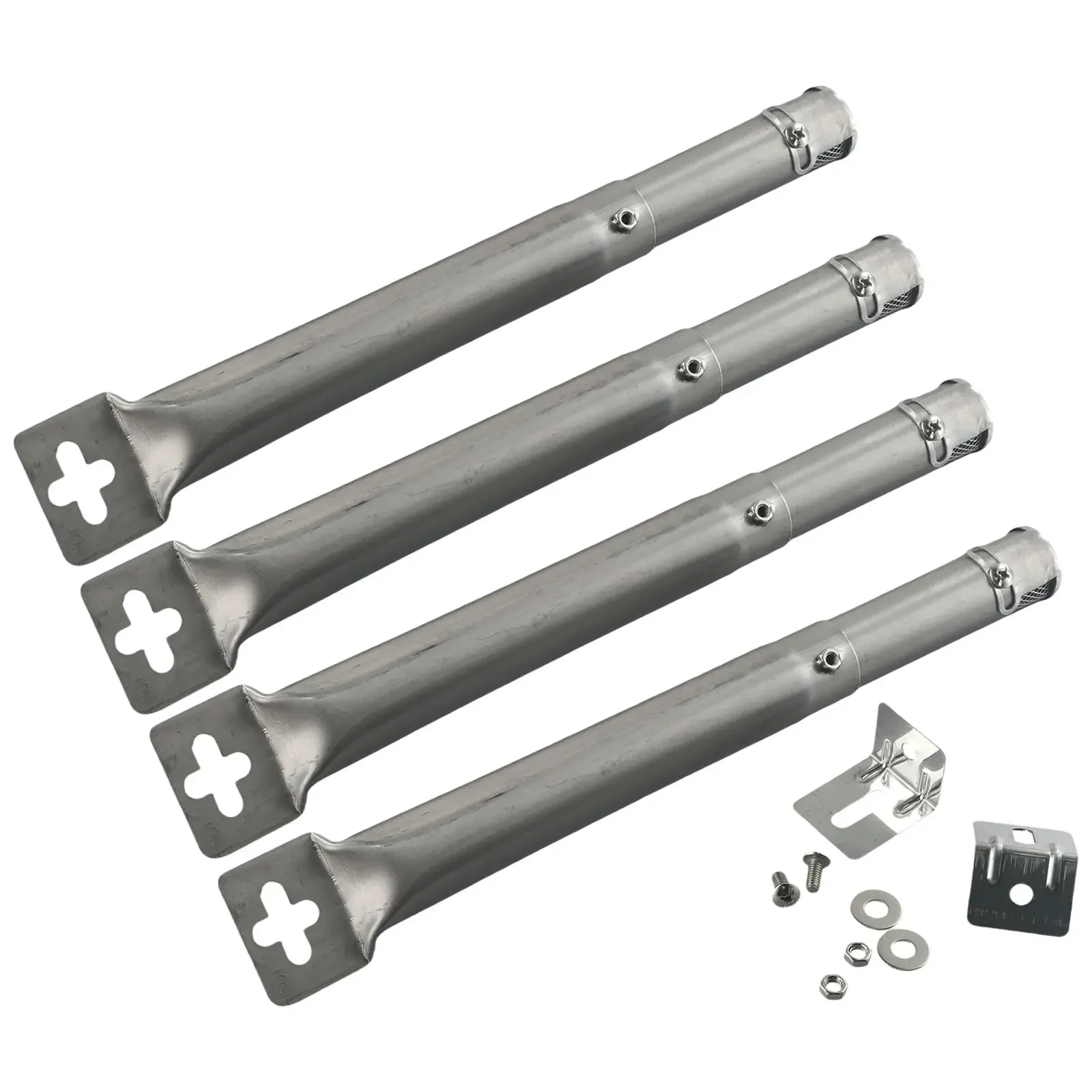4Pcs Universal Stainless steel Garden Tube Burners Outdoor BBQ Barbecues Heavy duty Grill Smokers gas barbecue burner Smokehouse